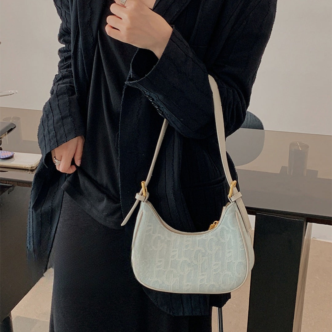 The Bellagio Denim Shoulder Bag