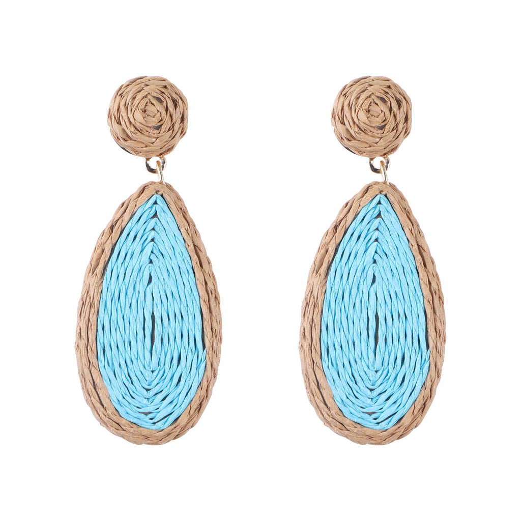 The Capri Raffia Earrings