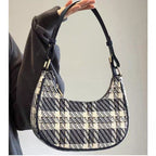 The Cortina Plaid Shoulder Bag