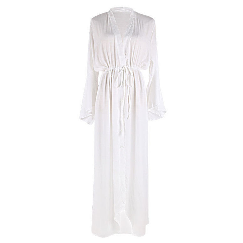 Positano Flounce Sleeve Beach Cover-Up