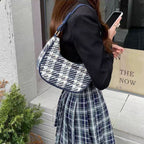 The Cortina Plaid Shoulder Bag