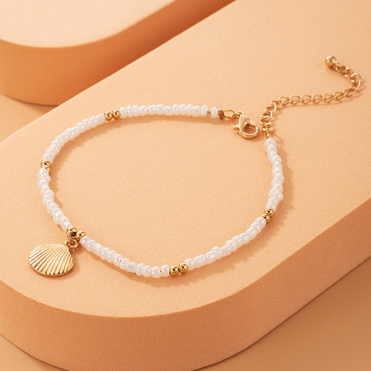 The Mykonos Shell Anklet