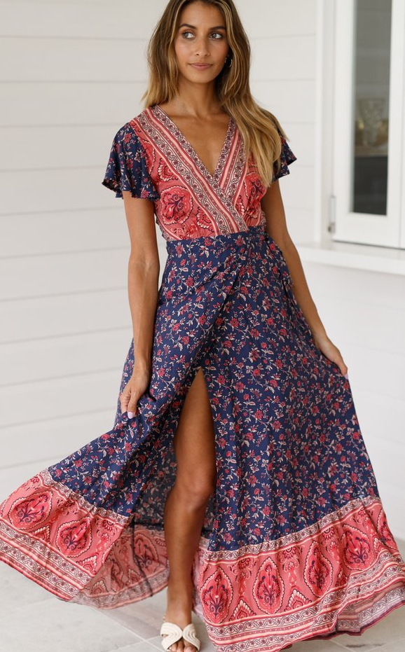 The Positano Chiffon Dress