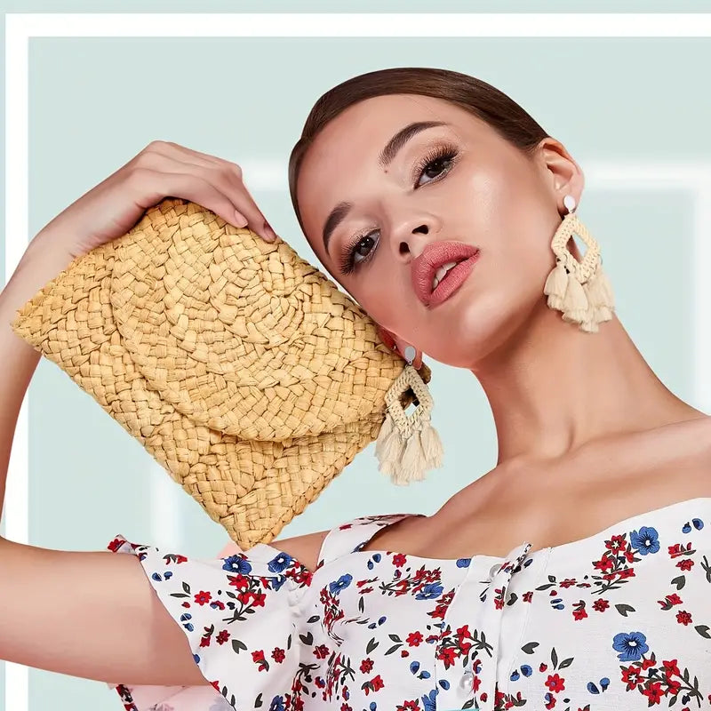 The Riviera Straw Purse