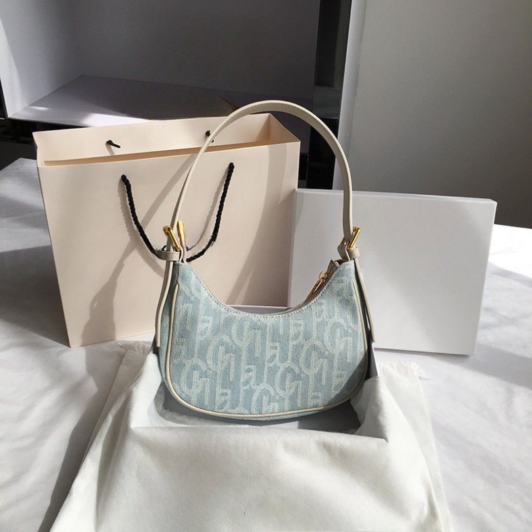 The Bellagio Denim Shoulder Bag