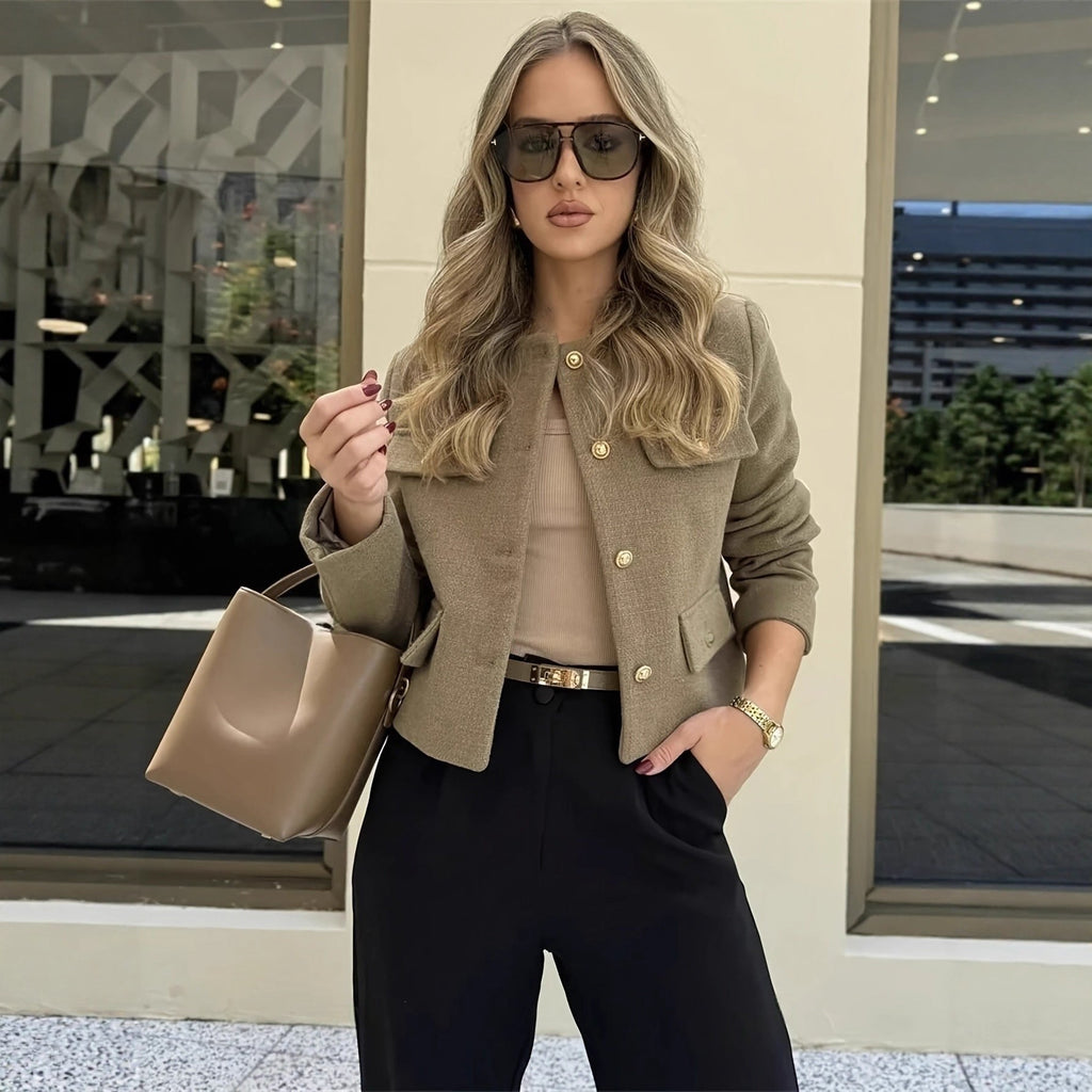 The Turin Cropped Tailored Jacket