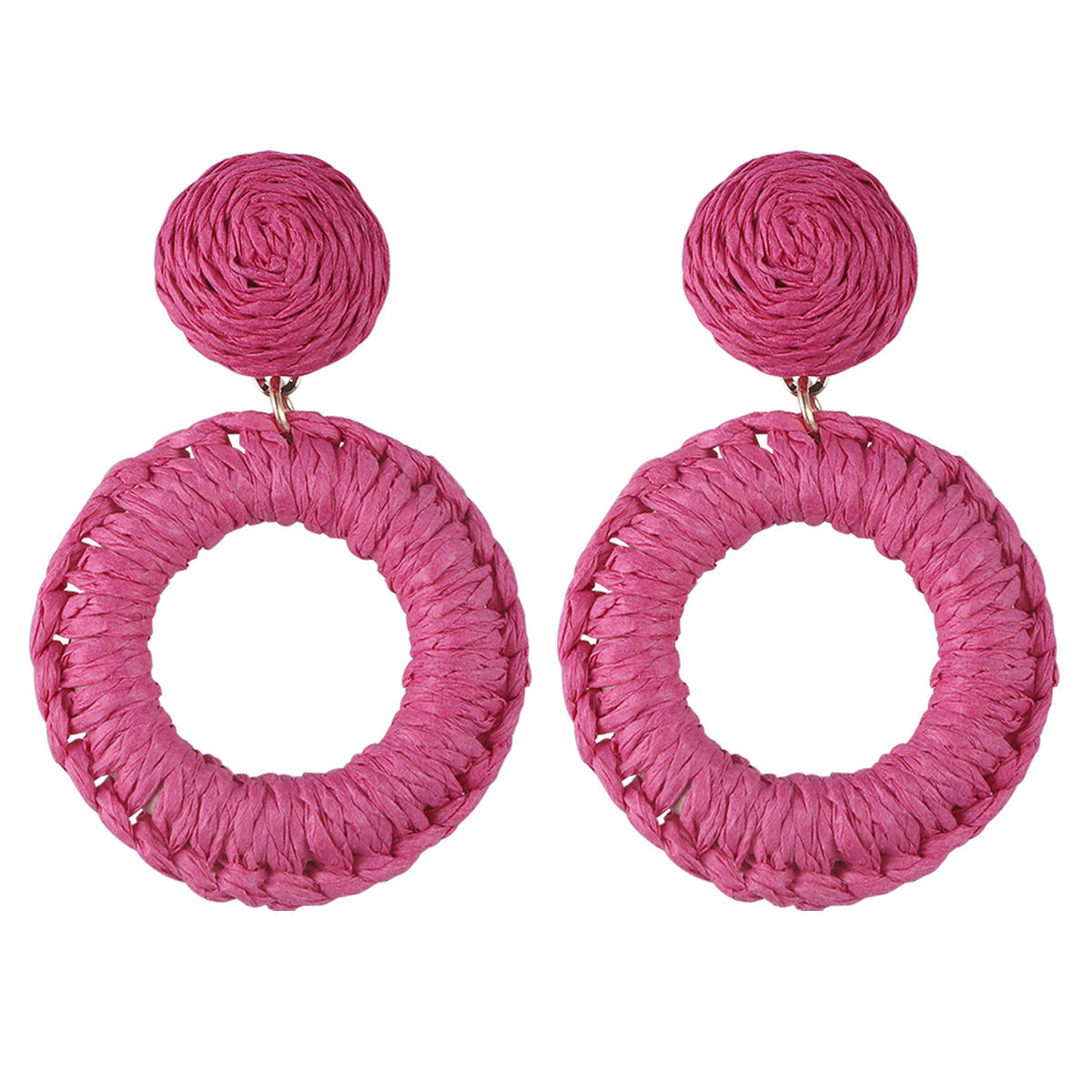 The Capri Raffia Earrings