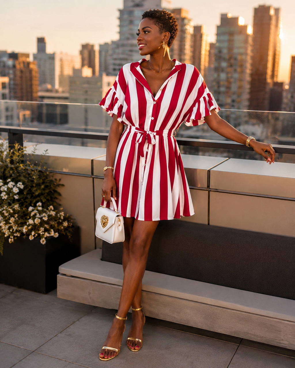 The Monaco Stripe Jumpsuit