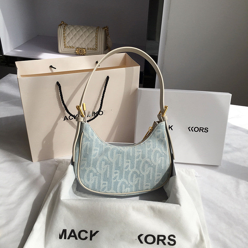 The Bellagio Denim Shoulder Bag