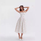 The Saint-Tropez Halter Midi Dress