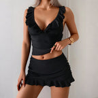 Monaco Ruffle Two-Piece Swim Set