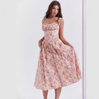 The Saint-Tropez Halter Midi Dress