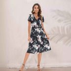 The Portofino Floral Midi Dress
