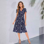 The Portofino Floral Midi Dress