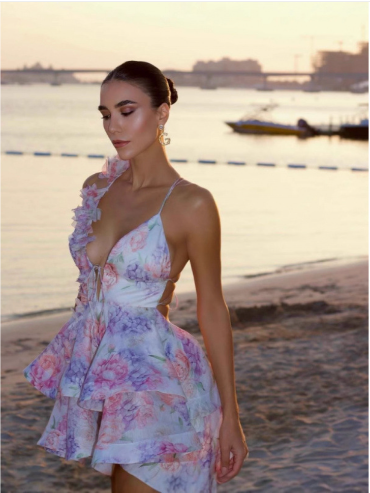 The Amalfi Halter Dress Jumpsuit
