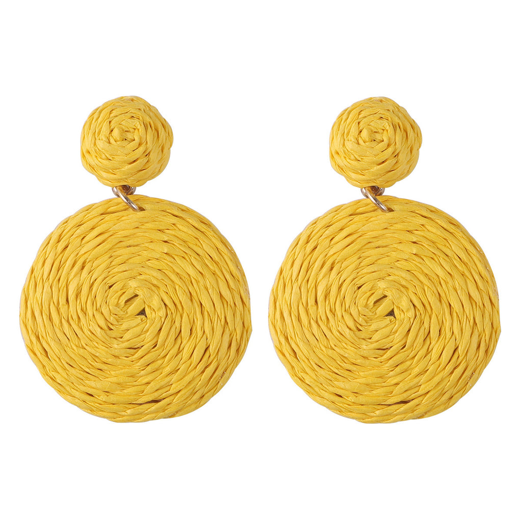 The Capri Raffia Earrings