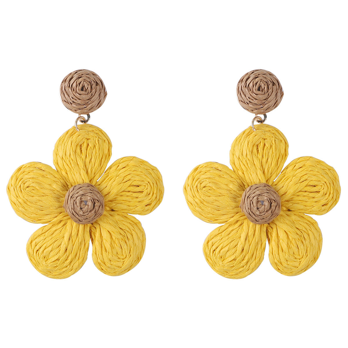The Capri Raffia Earrings