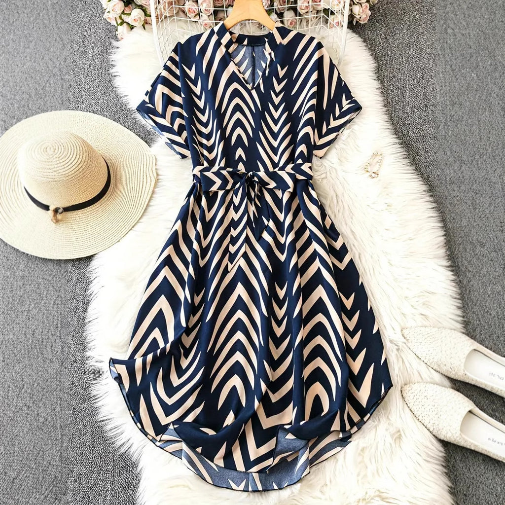 The Amalfi Stripe Dress