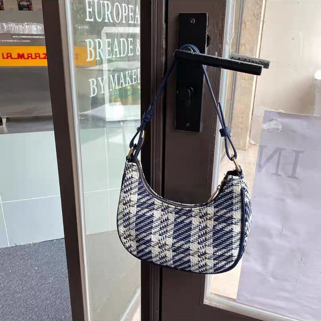 The Cortina Plaid Shoulder Bag