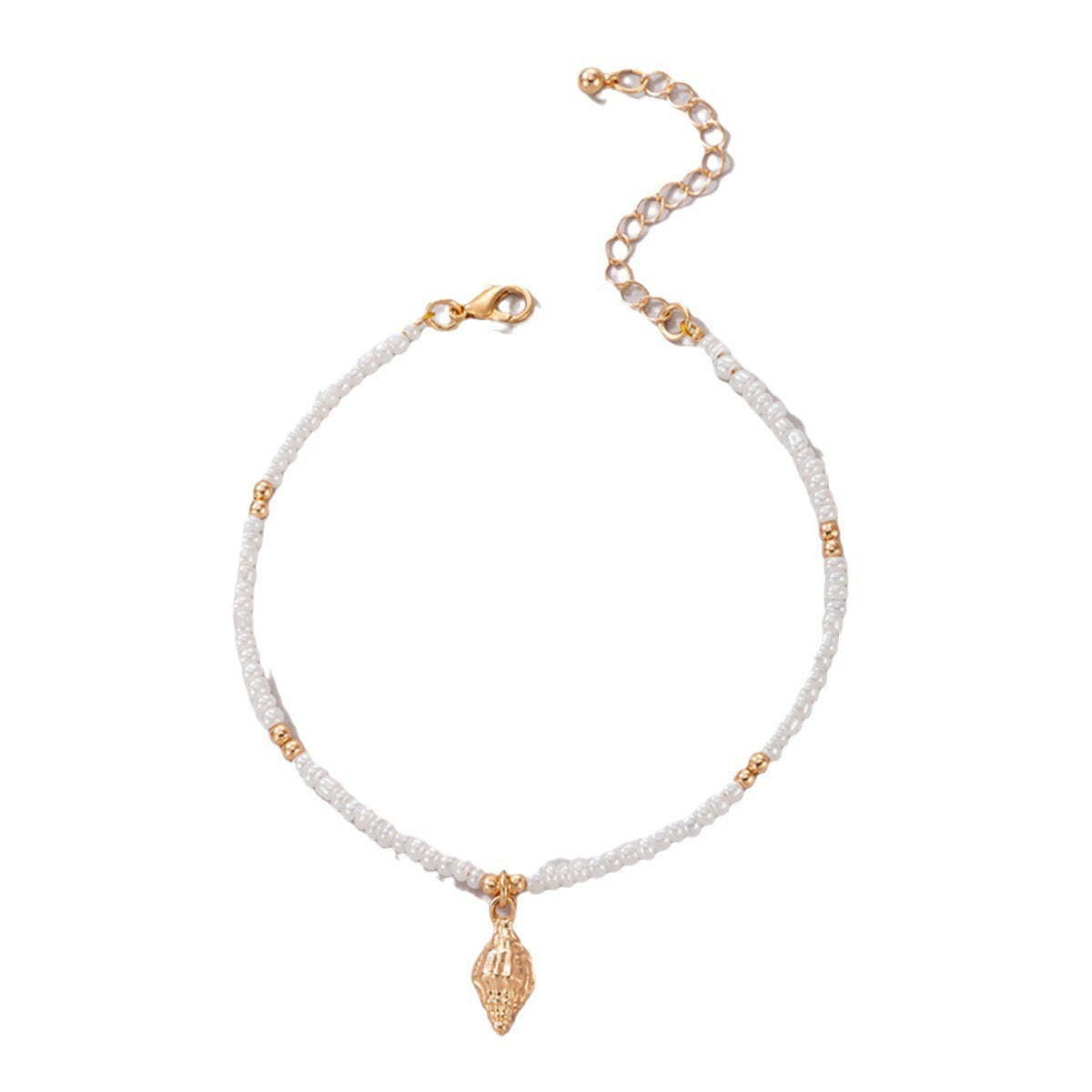 The Mykonos Shell Anklet