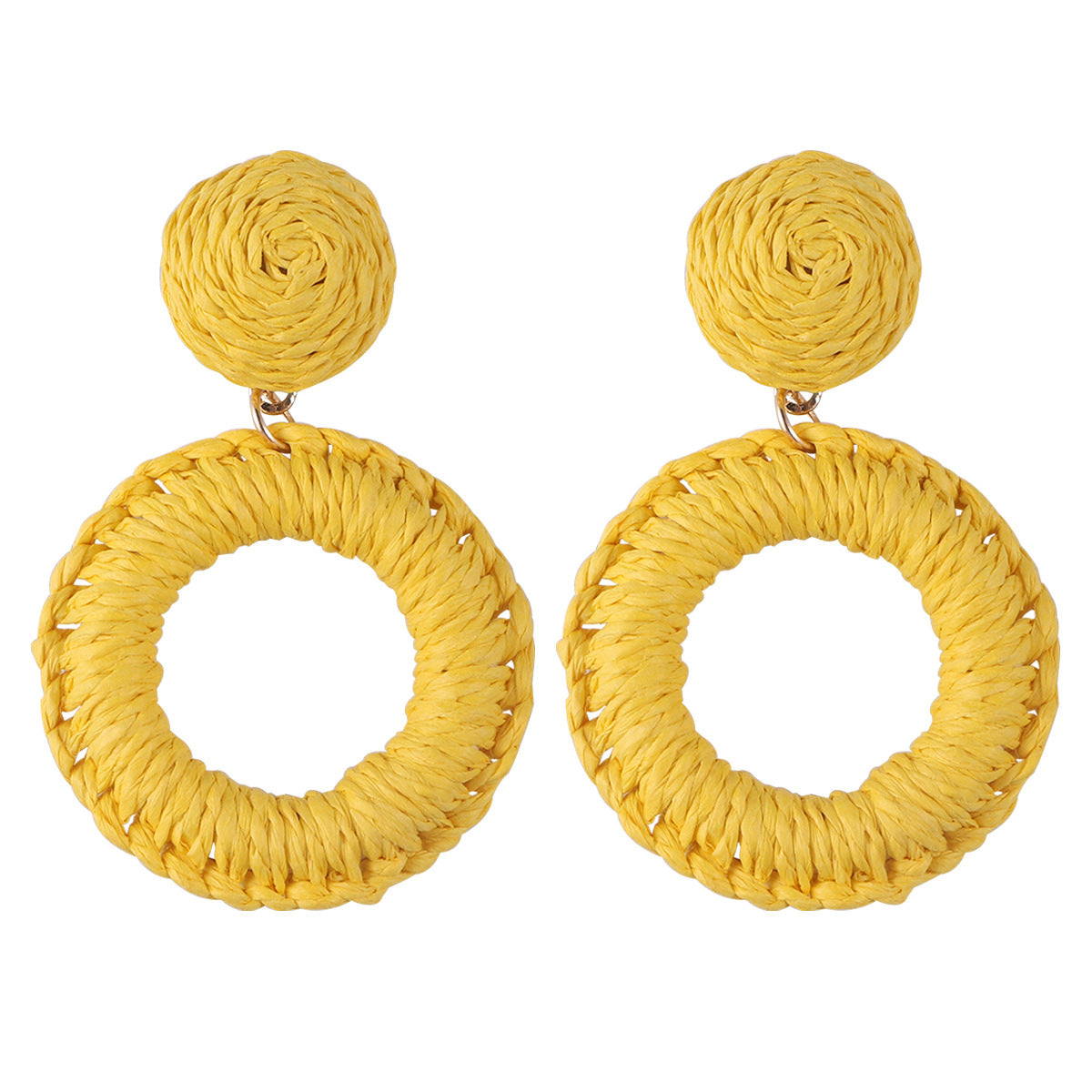 The Capri Raffia Earrings