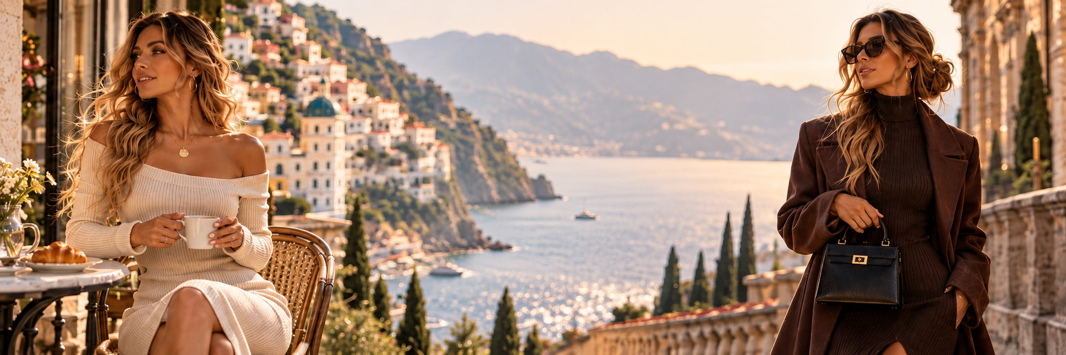 Chocolate layers and warm Mediterranean winter campaign inspiration